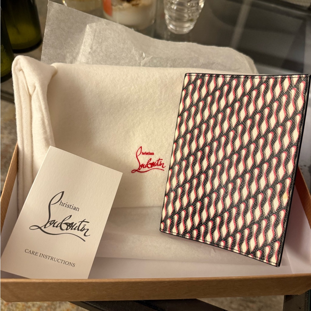 Christian Louboutin Passport Holder In Original Box